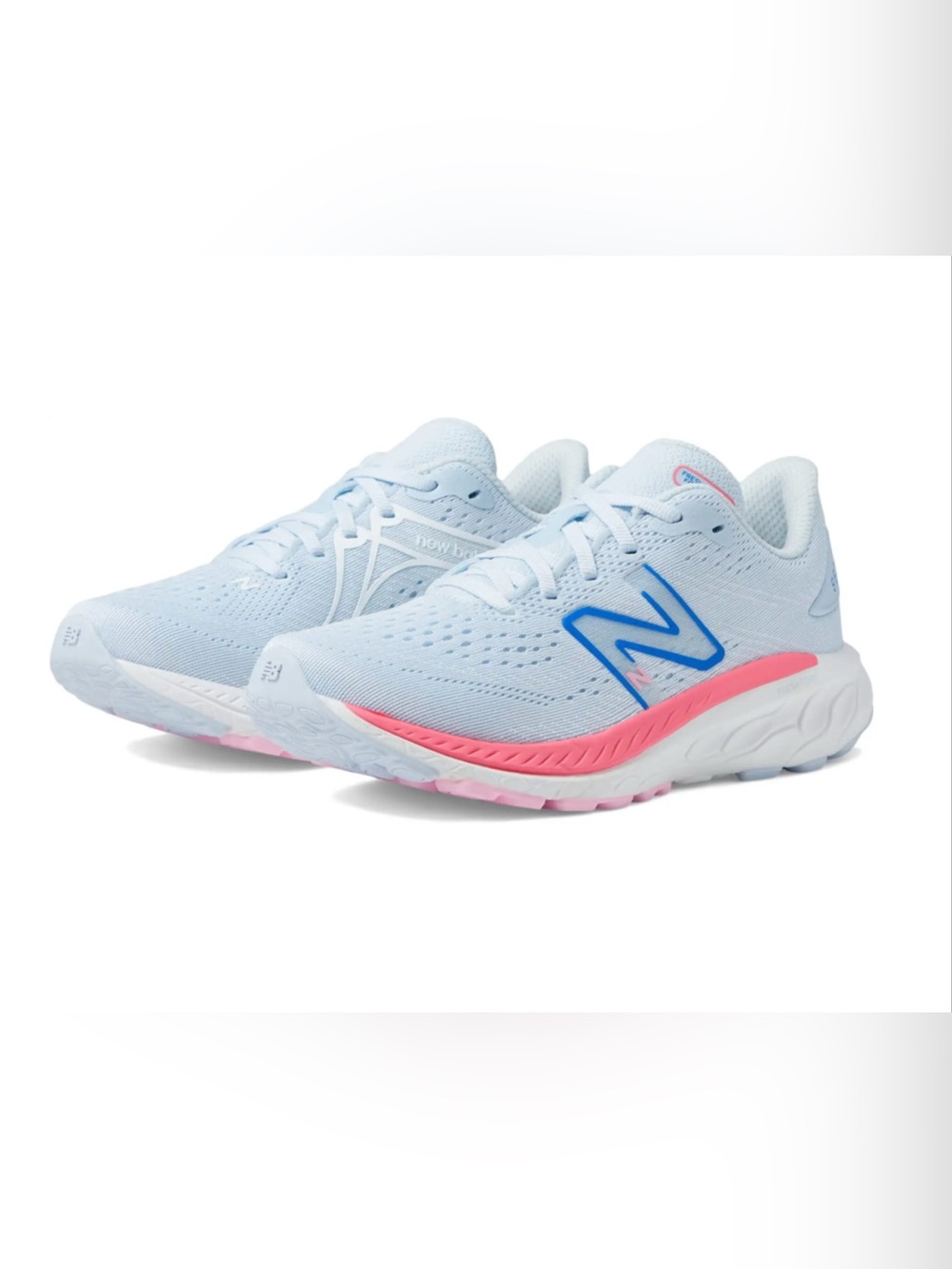 New Balance Little Kid Fresh Foam X 860v13 Running Shoe, Pink & Blue, Sz 1.5W
